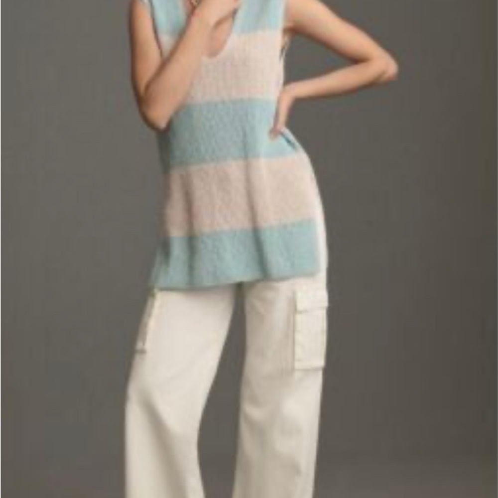 Pilcro Light Blue Knit Top